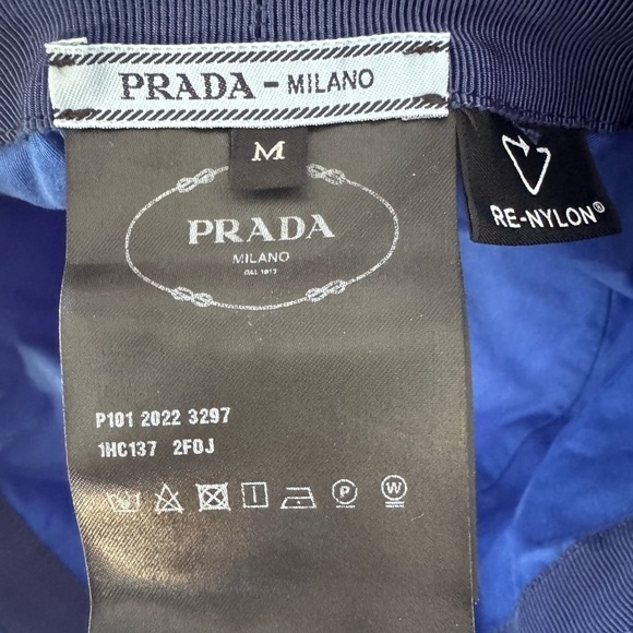Prada recycled nylon bucket hat main image 5
